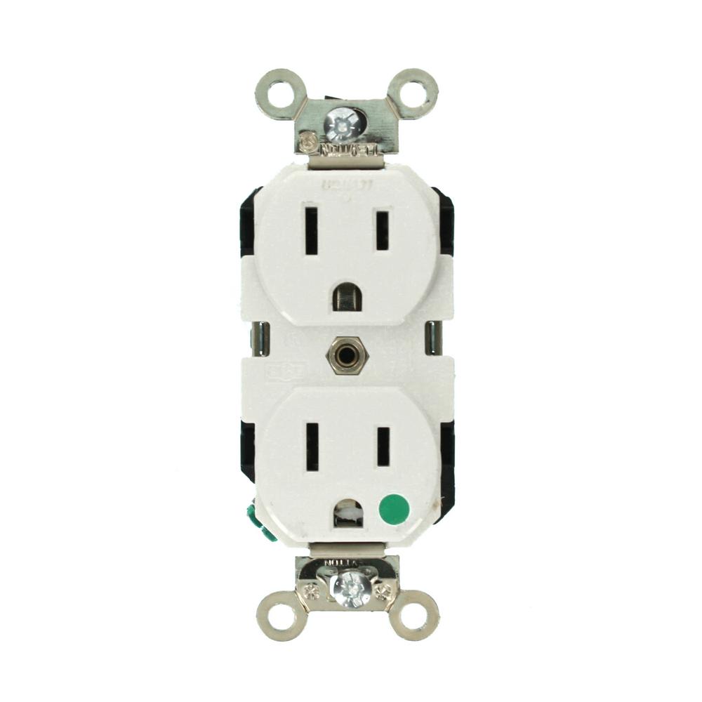 Leviton 15 Amp Hospital Grade Extra  stuffy Duty Self  