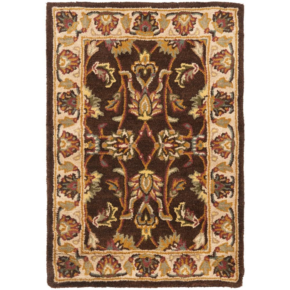 Safavieh Heritage Brown/Ivory 2 ft. x 3 ft. Area RugHG912A2 The