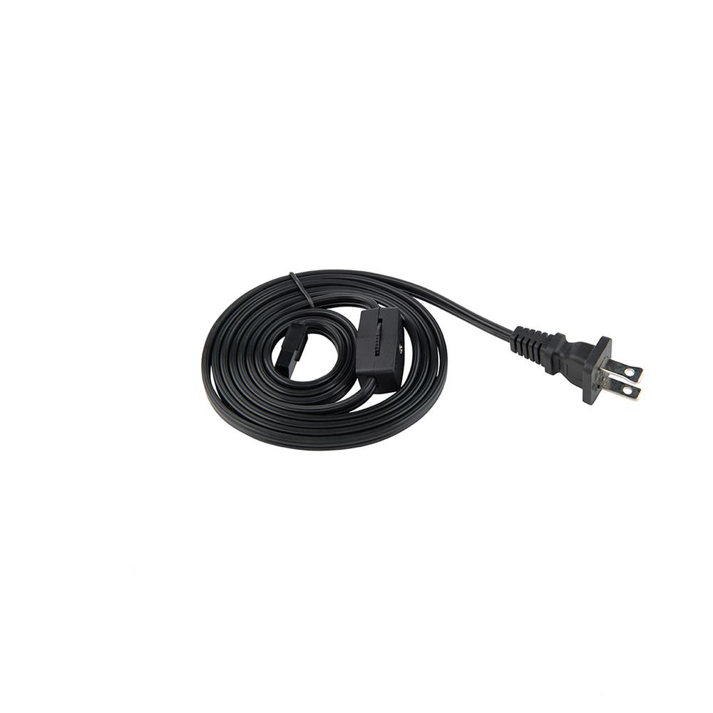 24 Inches WAC Lighting HR-IC24-BK Extension Joiner Cable for Line Voltage Puck LED Button Light Black