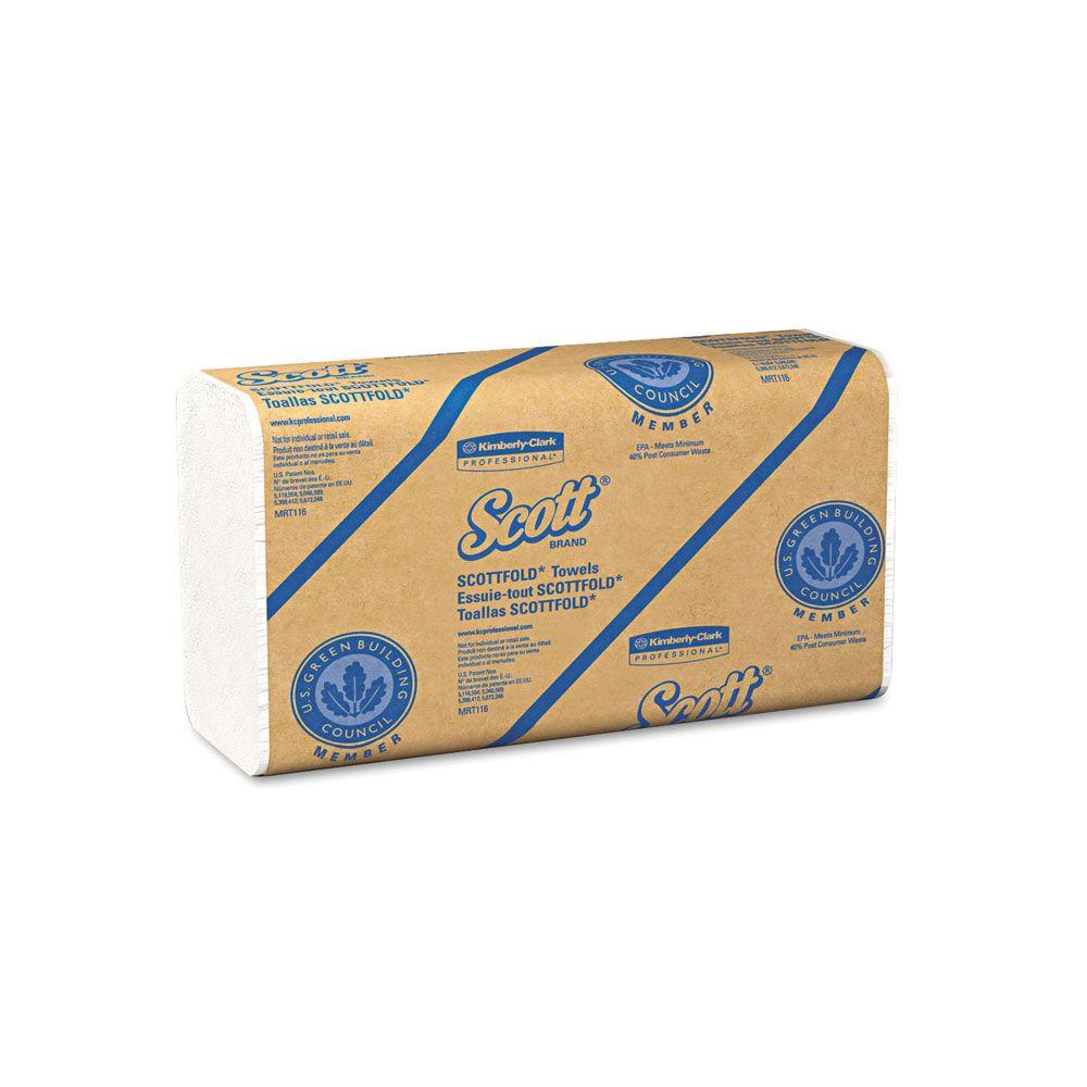 Scott fold White M Paper Towels (175Pack)KCC01980 The Home Depot