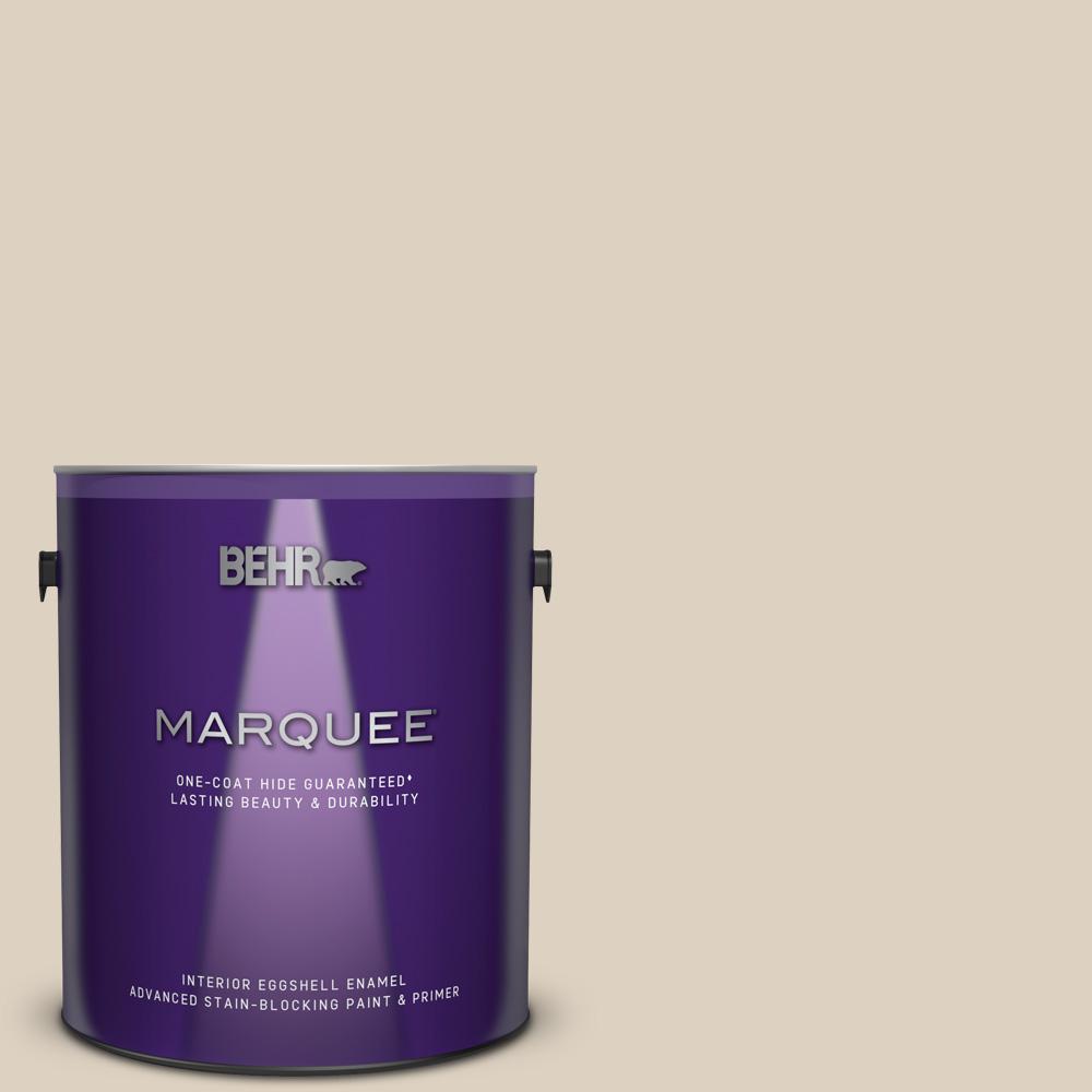 BEHR MARQUEE 1 gal. ORW07 Spanish Sand Eggshell Enamel Interior Paint