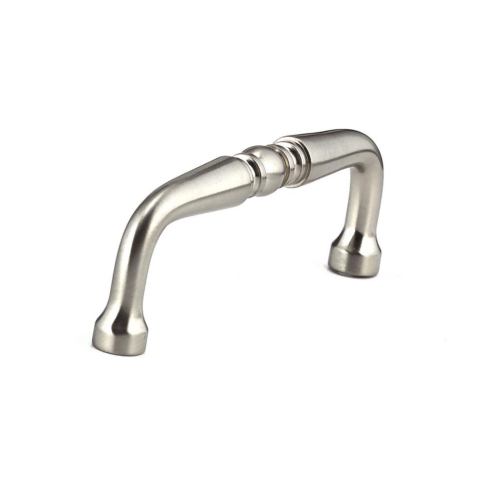 Richelieu Hardware 3 in. Brass Brushed Nickel PullBP1450195 The Home
