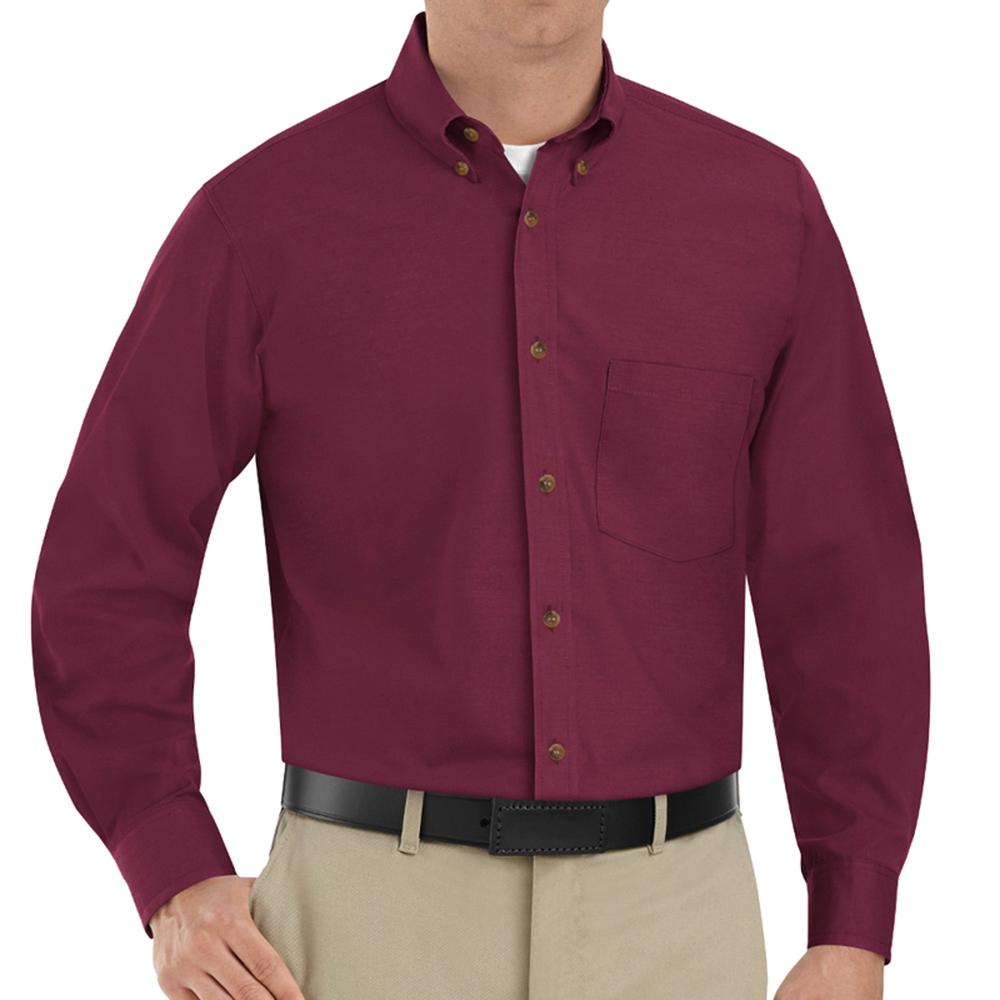 mens burgundy short sleeve dress shirt