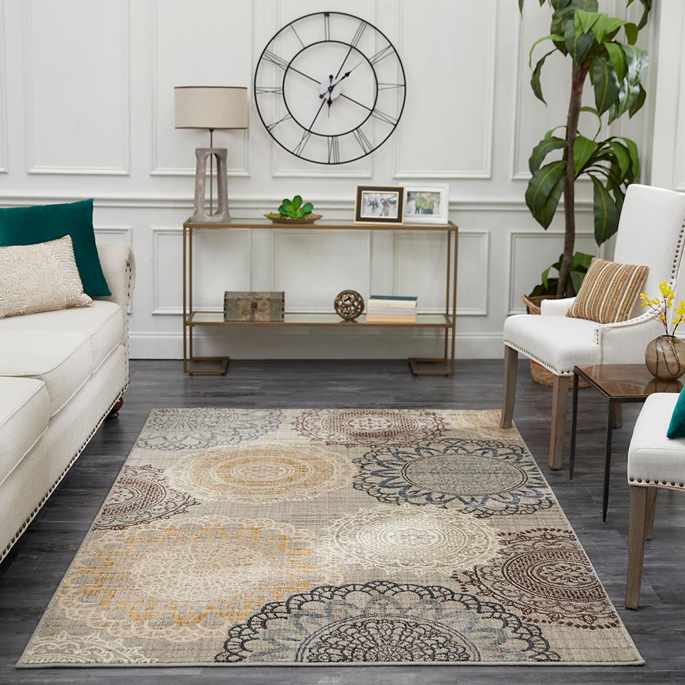 Mohawk Home Hamilton Grey 8 Ft X 10 Indoor Area Rug 582852 Mohawk Home Hamilton Grey 8 Ft X 10