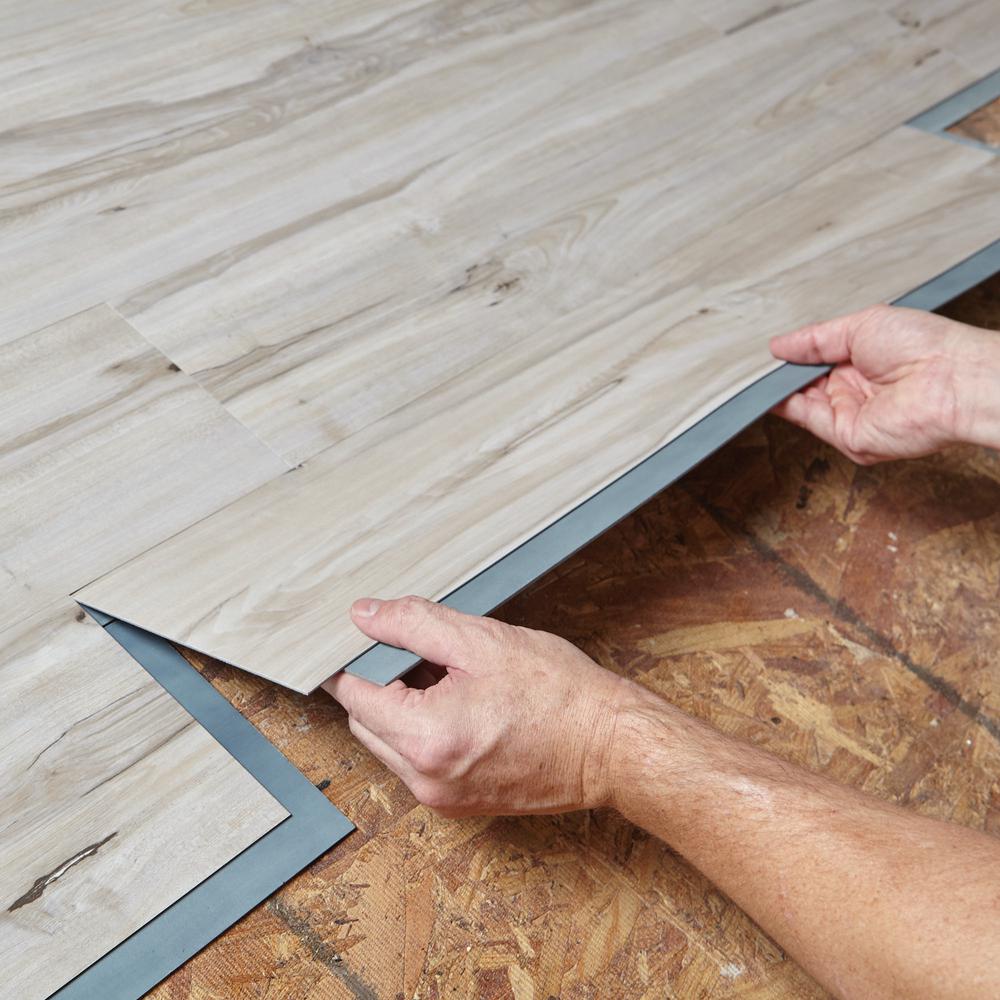 L Luxury Vinyl Plank Flooring, Maple Vinyl Plank Flooring Home Depot