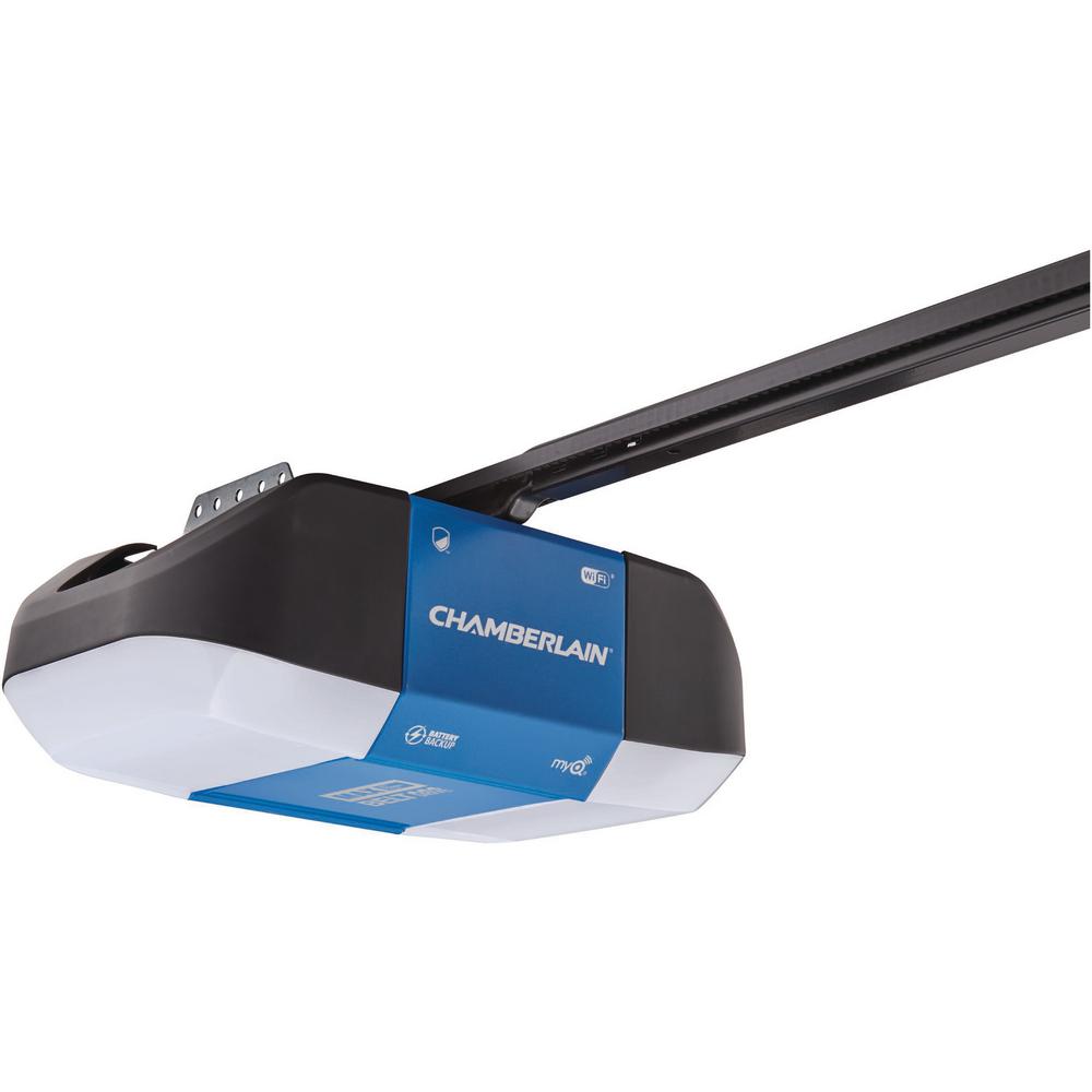 Smart Garage Door Opener 11/4 HP Chamberlain WiFi 3100 Lumen LED