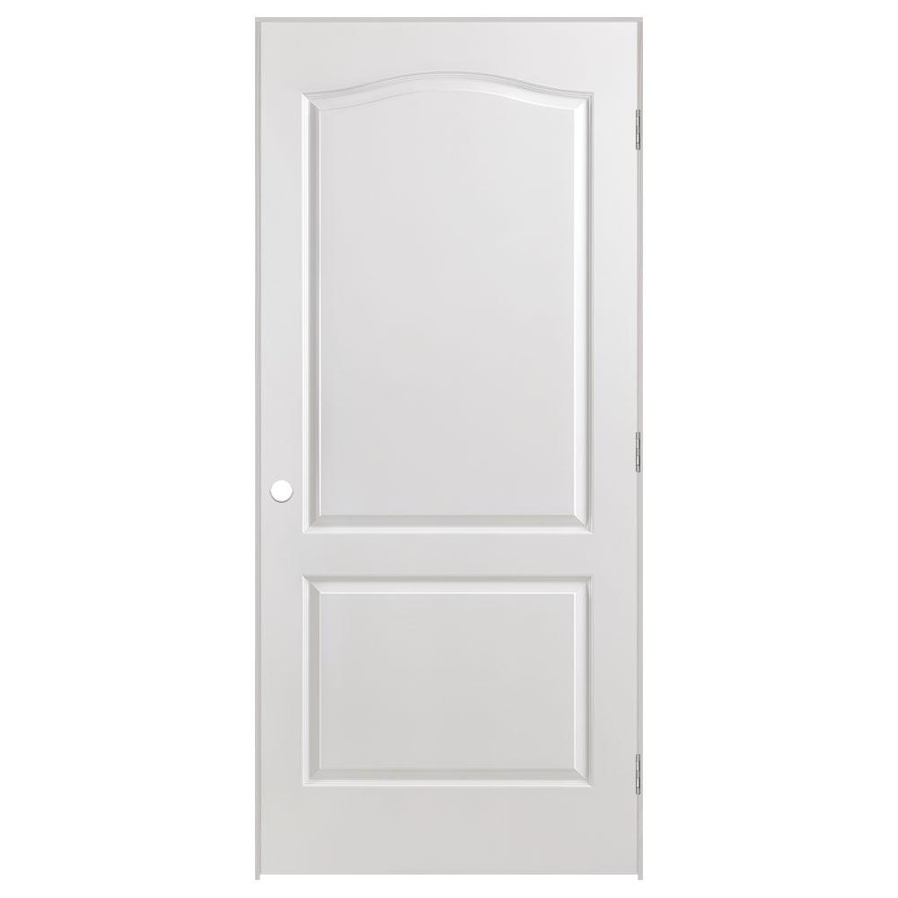 Masonite 36 In X 80 In 2 Panel Arch Top Right Handed Hollow Core