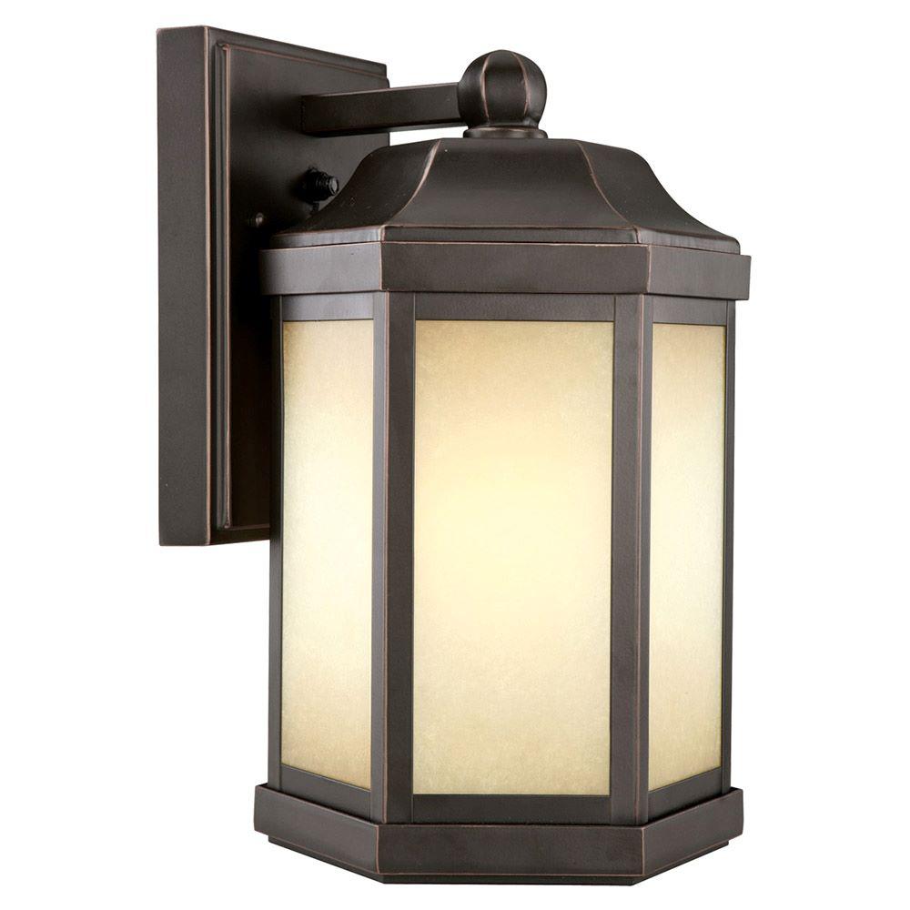 Design House Bennett Oil Rubbed Bronze Fluorescent Outdoor Wall-Mount ...