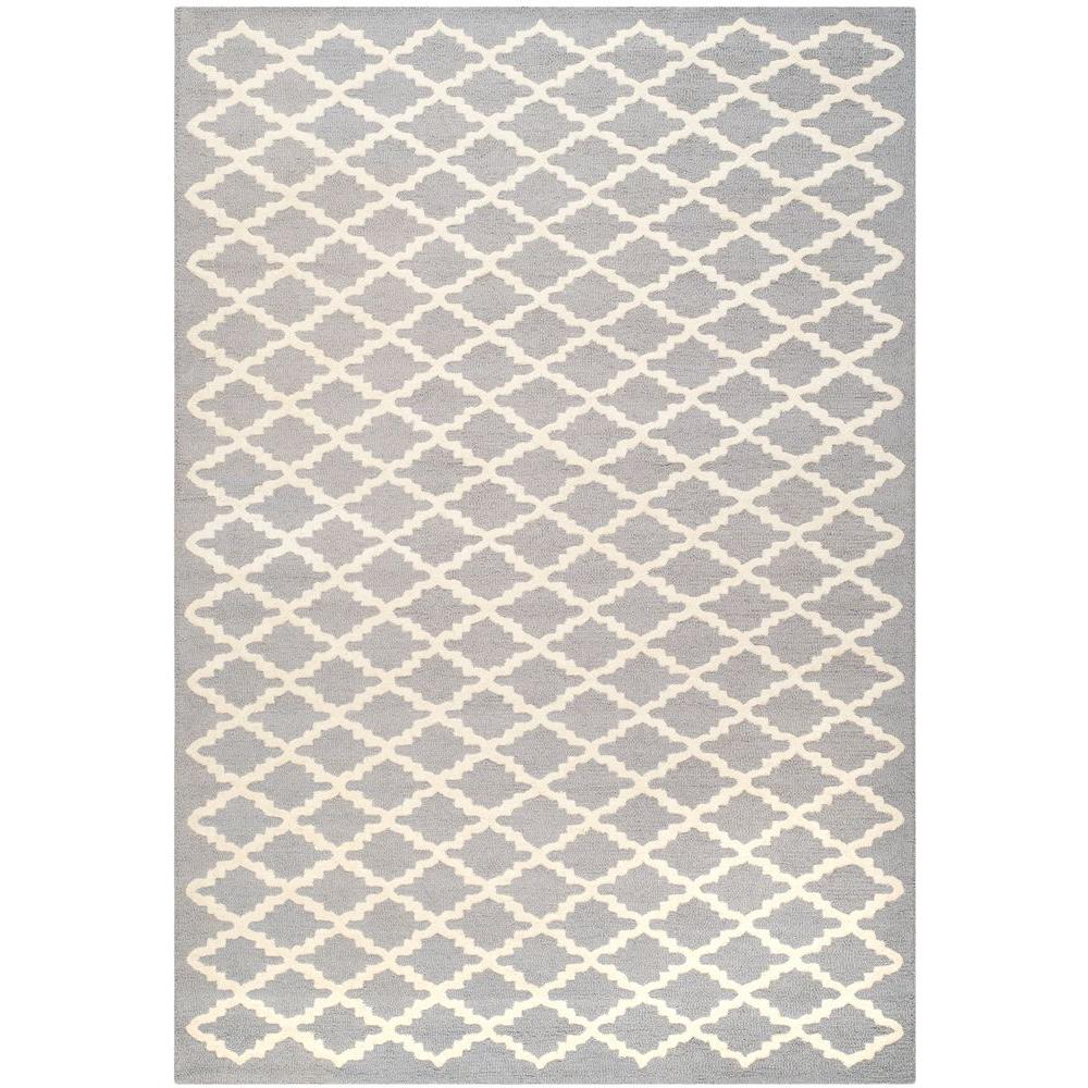 nuLOOM Jenny Trellis Tassel Ivory 7 ft. 6 in. x 9 ft. 6 in. Area Rug