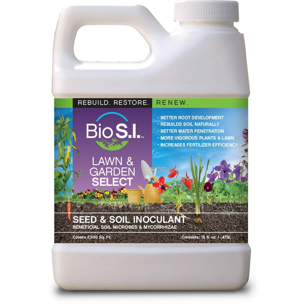 Bio SI Lawn and Garden Select 16 fl. oz. Organic Seed and Soil Innoculant104w The Home Depot