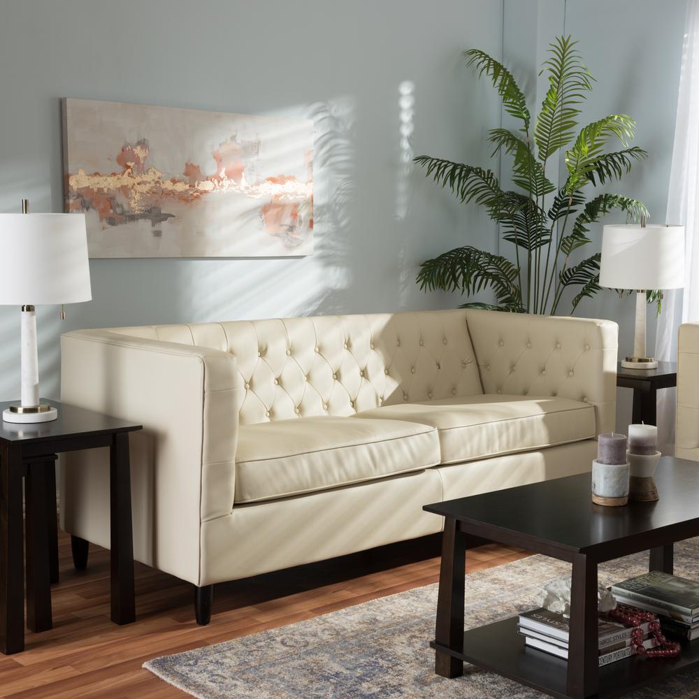 Home Decorators Collection Garrison Brown Leather Sofa1600400820 The