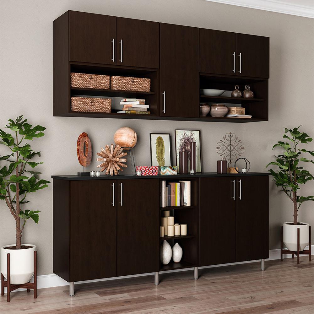 Cube Storage Accessories Organization The Home Depot H Mocha 8 Cube Organizer Kit