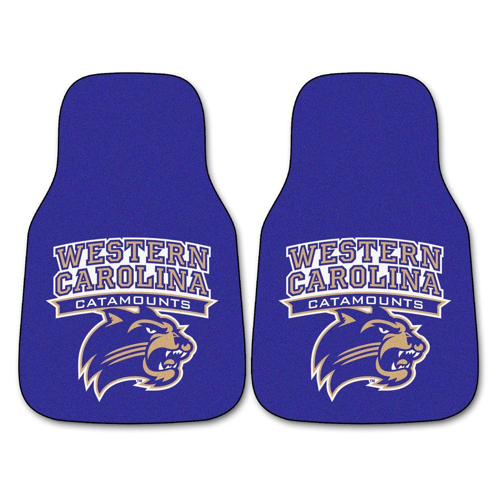 Fanmats Ncaa Western Carolina University Heavy Duty 2 Piece 18 In