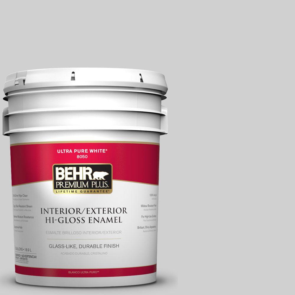 Behr Premium 1 Gal White Semi Gloss Direct To Metal Interior N520 1 White Metal Hi Gloss Enamel Interior Exterior