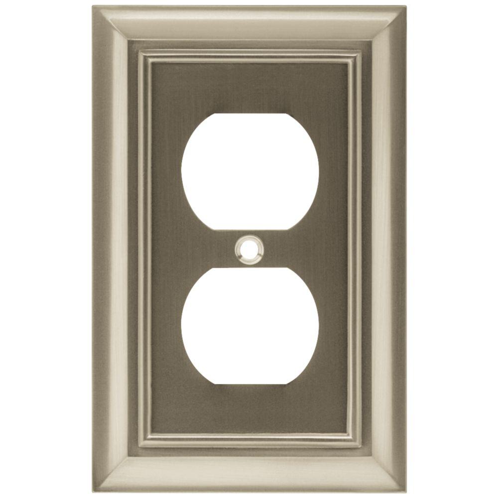 Hampton Bay Architectural Decorative 1 Gang Single Duplex Outlet