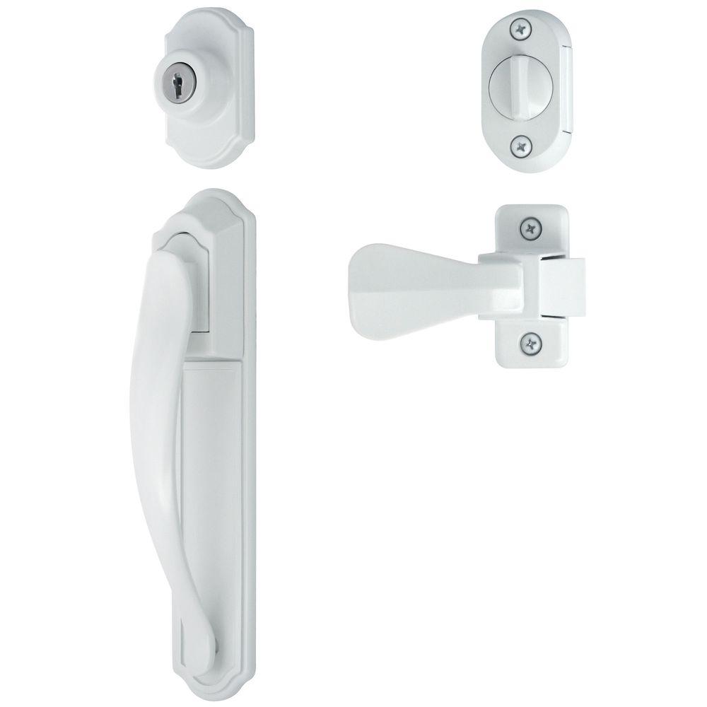 UPC 056947000757 product image for Screen & Storm Door Latches: IDEAL Security Deadbolts White Deluxe Storm and Scr | upcitemdb.com