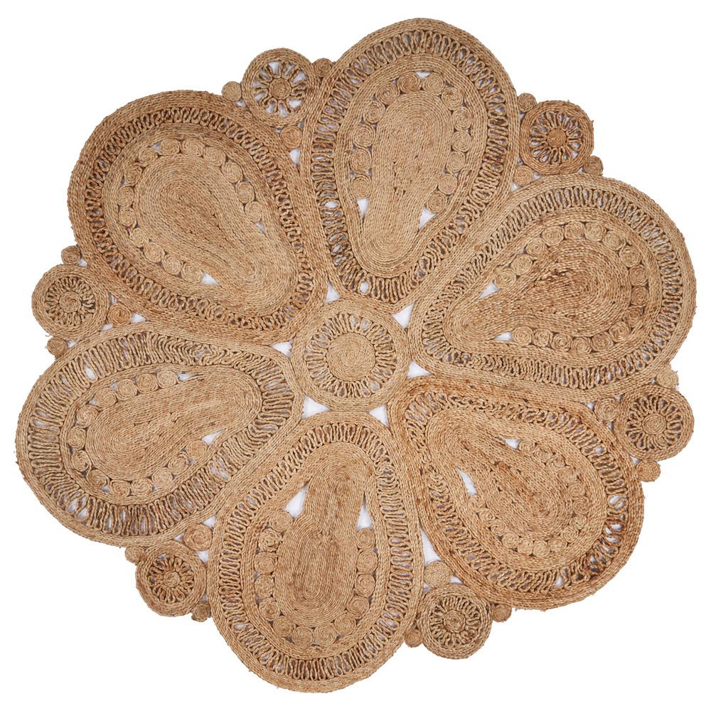 6 Ft Round Jute Rug Photos
