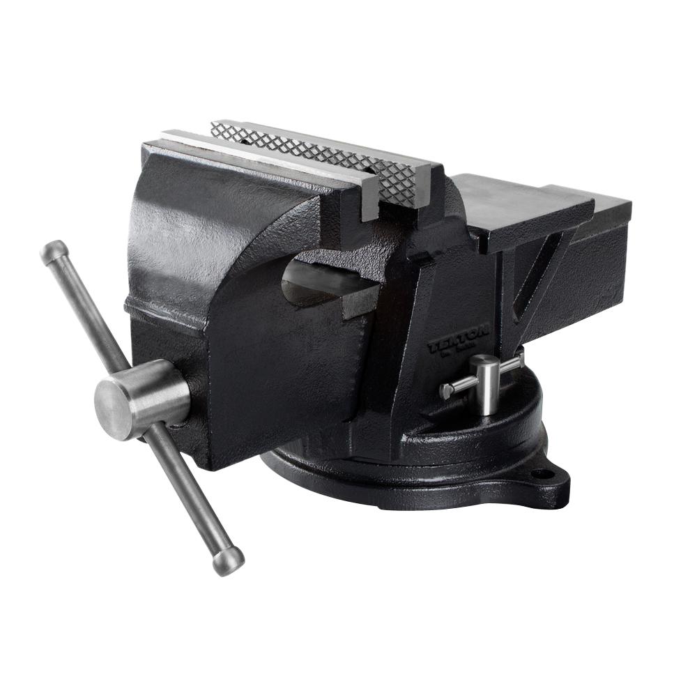 tekton 6 in. swivel bench vise-54006 - the home depot