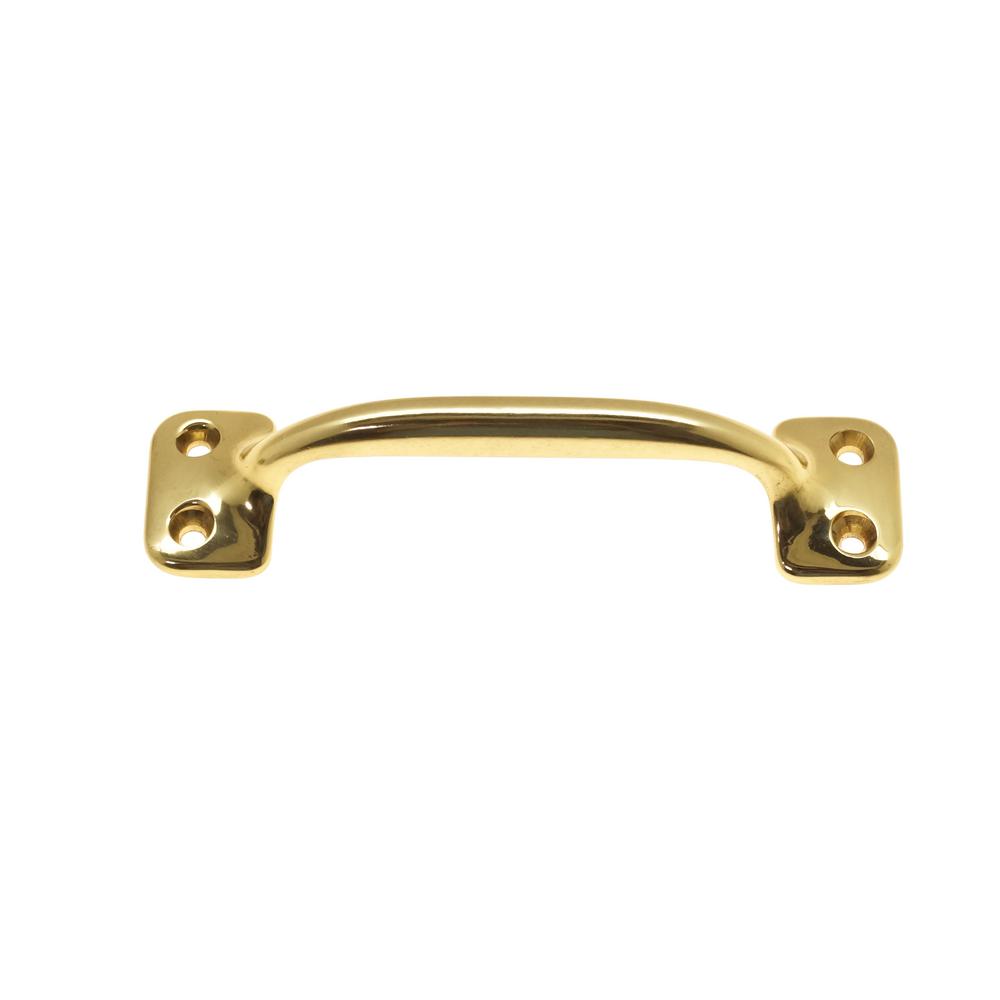 Everbilt 2 in. x 31/4 in. Bright Brass Chest Handles Drawer Pull19854 The Home Depot