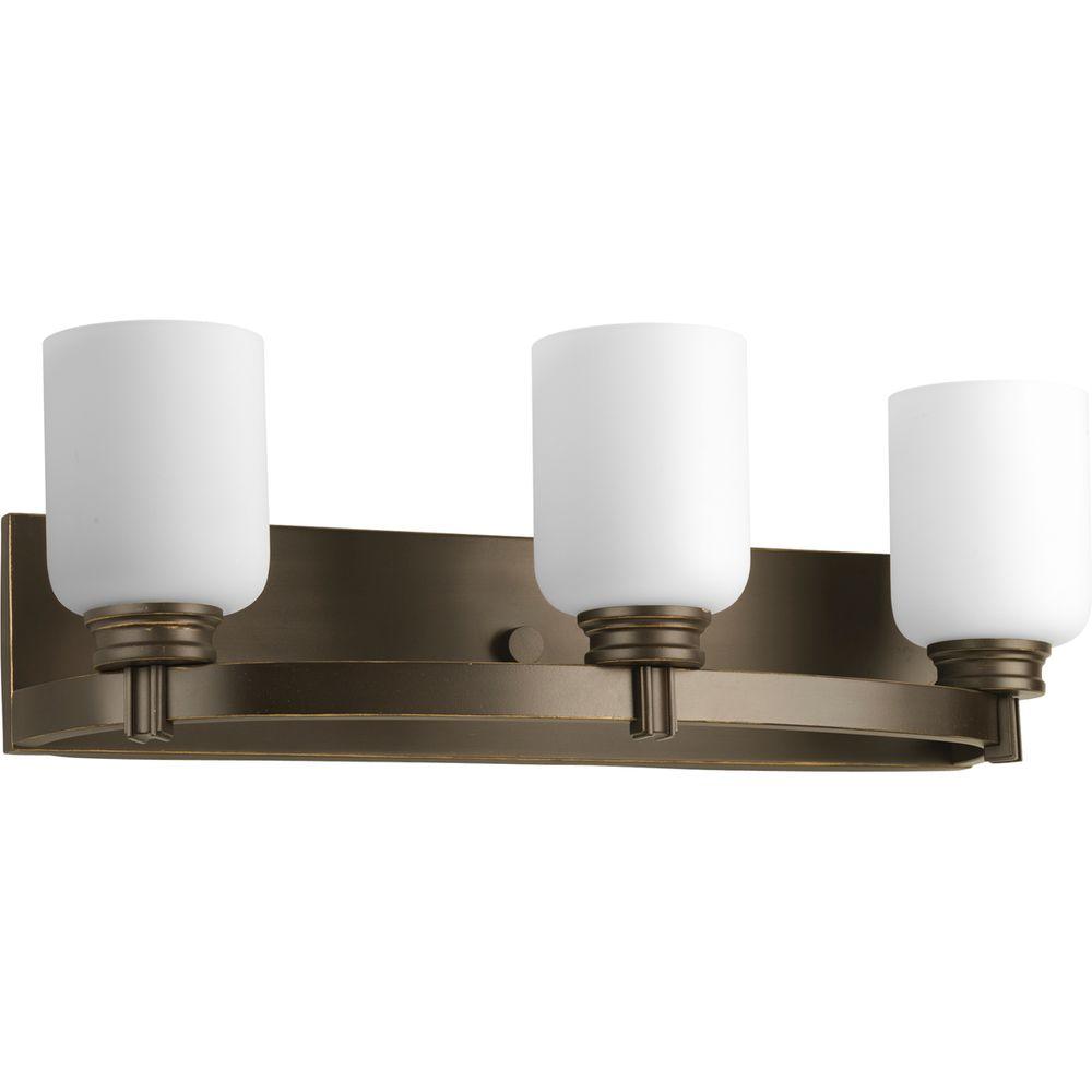 Progress Lighting Orbit Collection 2 Light Brushed Nickel Bathroom