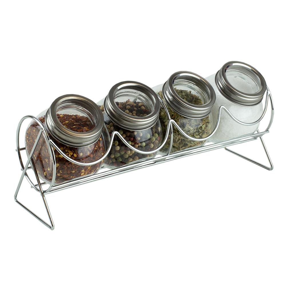metal spice jars