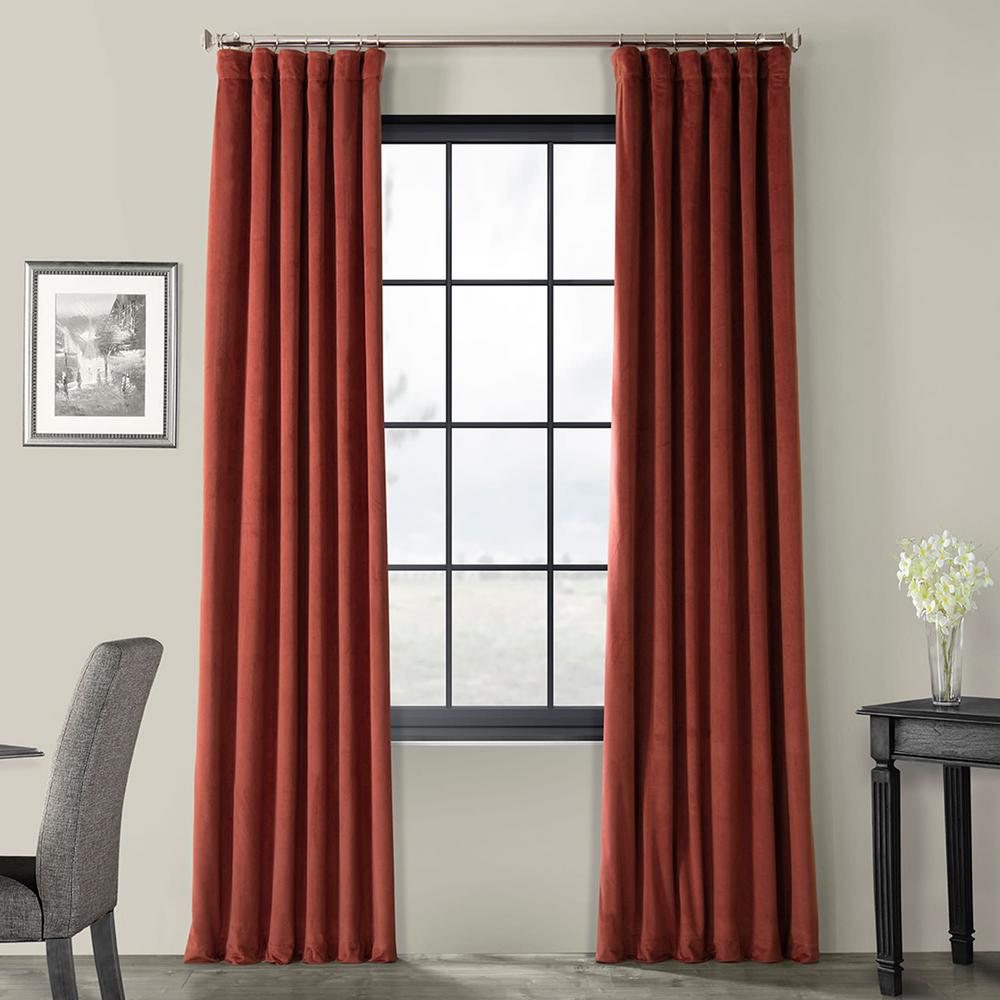 Exclusive Fabrics Furnishings Signature Crimson Rust Orange