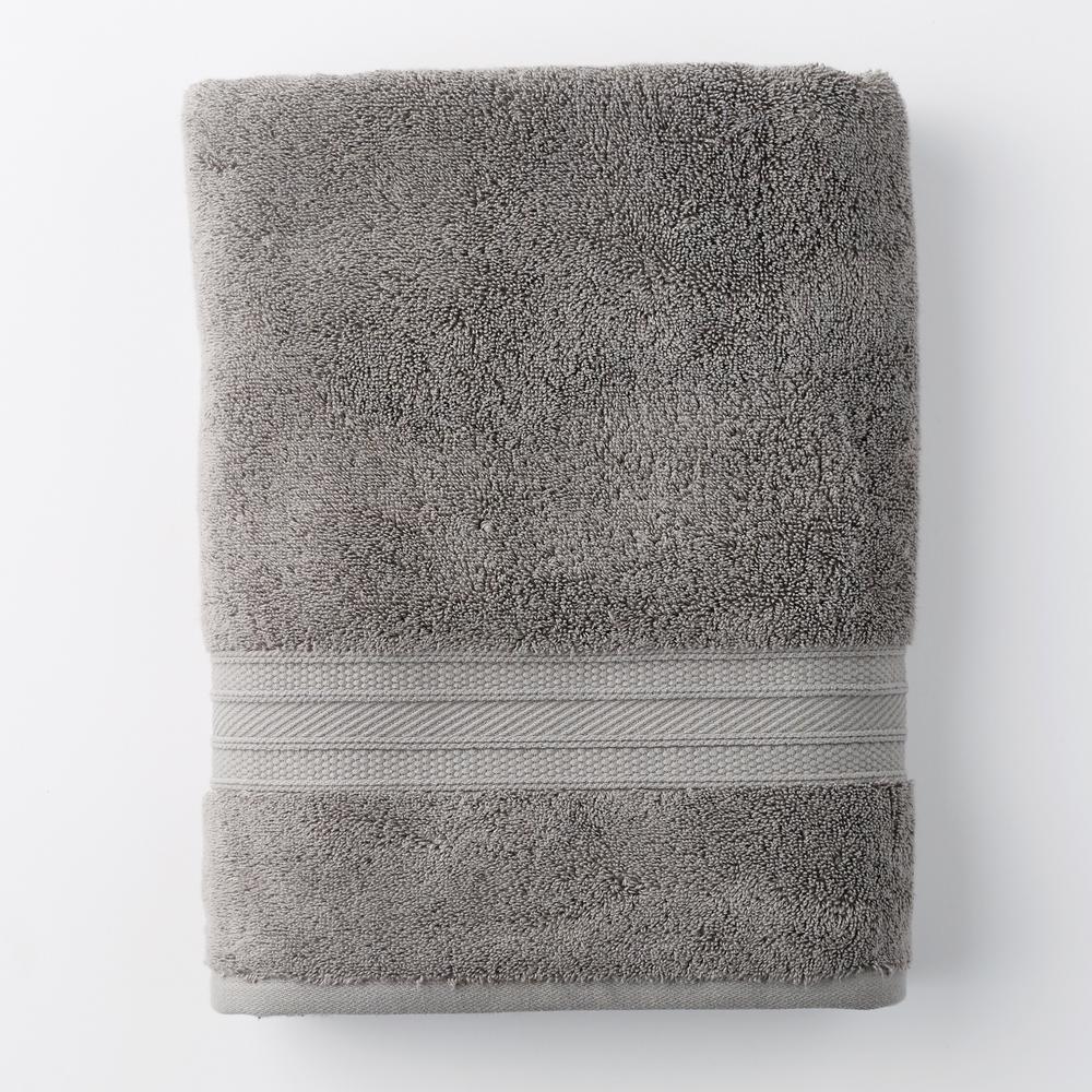 The Company Store Cotton TENCEL Lyocell Taupe Solid Bath Towel-59057 ...