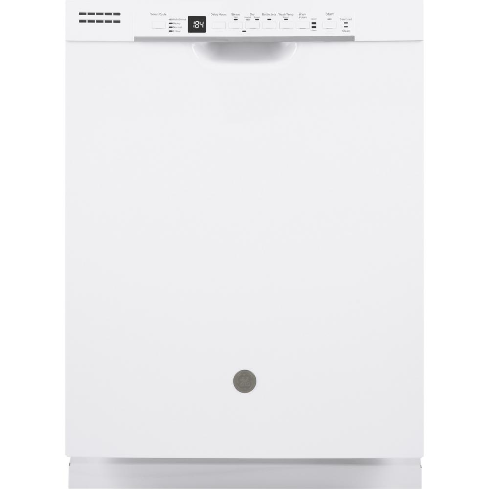 GE Front Control Dishwasher in WhiteGSD2100VWW The Home Depot