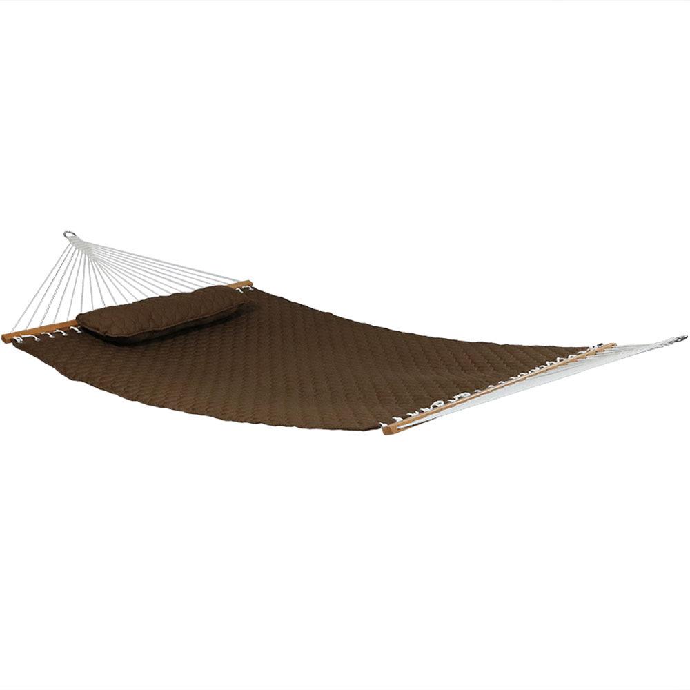 Sunnydaze Decor 10 1 2 Ft Quilted Double 2 Person Hammock With