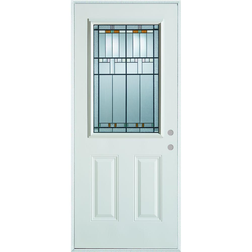 Stanley Doors 32 in. x 80 in. Architectural 1/2 Lite 2 Stanley Doors 32 in. x 80 in. Architectural 1/2 Lite 2