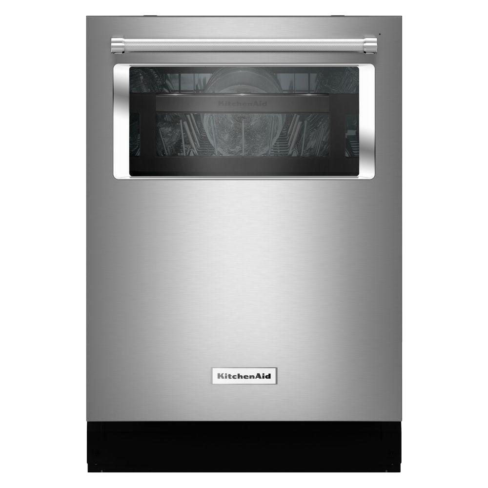 Stainless Steel Kitchenaid Built In Dishwashers Kdtm804ess 64 1000 