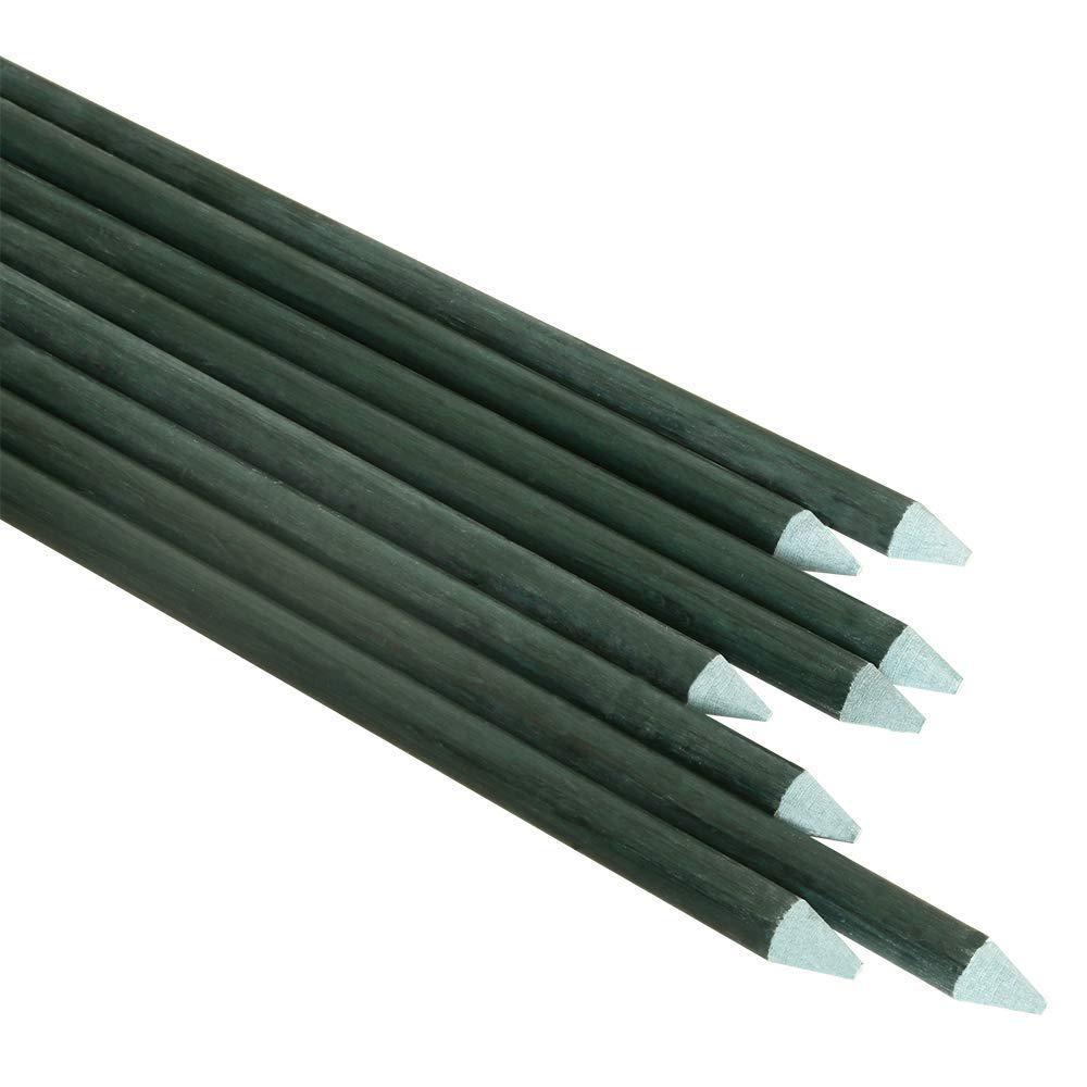 Ecostake 4 Ft Ecofriendly Metal Garden Stake Plant Support Climbing Holder 50 Pack Hdfs144dg50 The Home Depot - Long Metal Garden Stakes Ecostake 4 Ft Ecofriendly Metal Garden Stake Plant Support Climbing Holder 50 Pack Hdfs144dg50 The Home Depot - Long Metal Garden Stakes