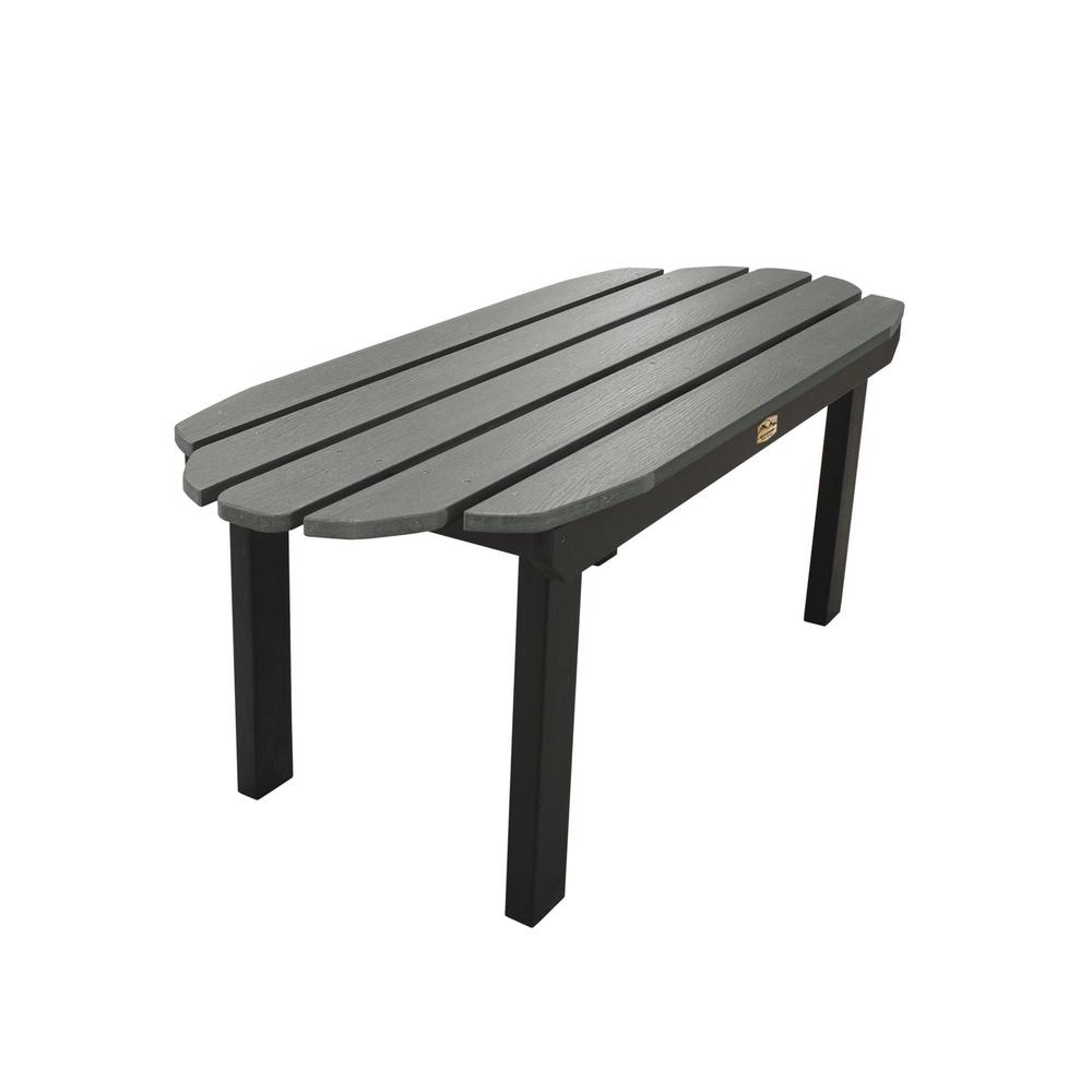 Elk Outdoors Essential Flint Rectangular Recycled Plastic Outdoor Coffee Table