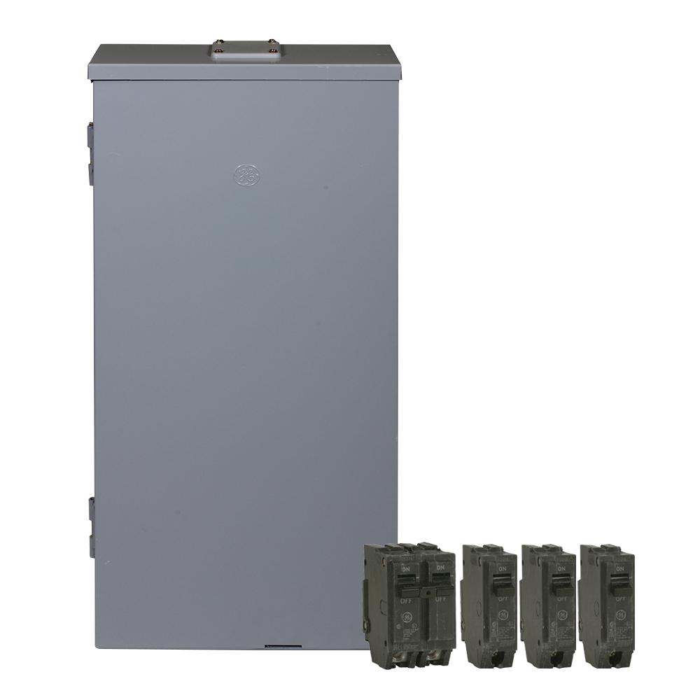 GE Main Breaker Contractor Kit 32-Space 64-Circuit Load Center Outdoor