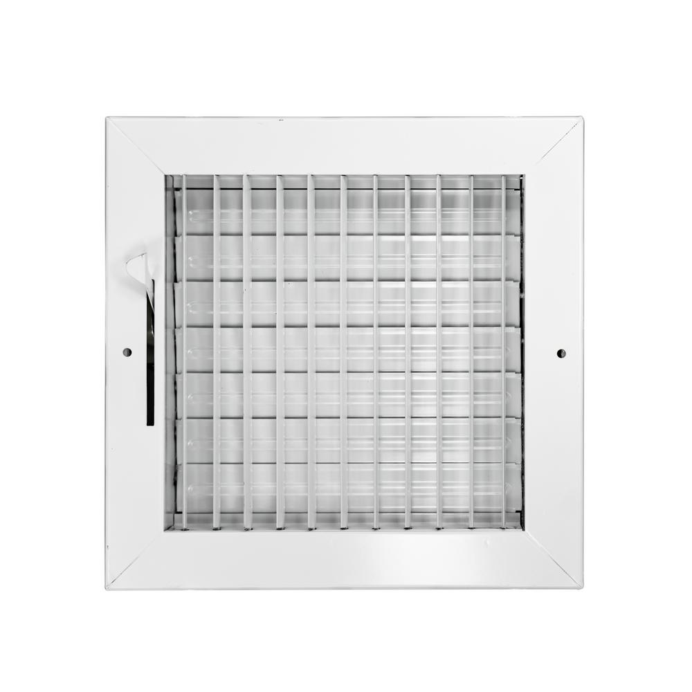 Venti Air 10 In X 10 In Adjustable Single Deflection 1 Way Supply Register For Duct Opening 10 In W X 10 In H Har1010 The Home Depot