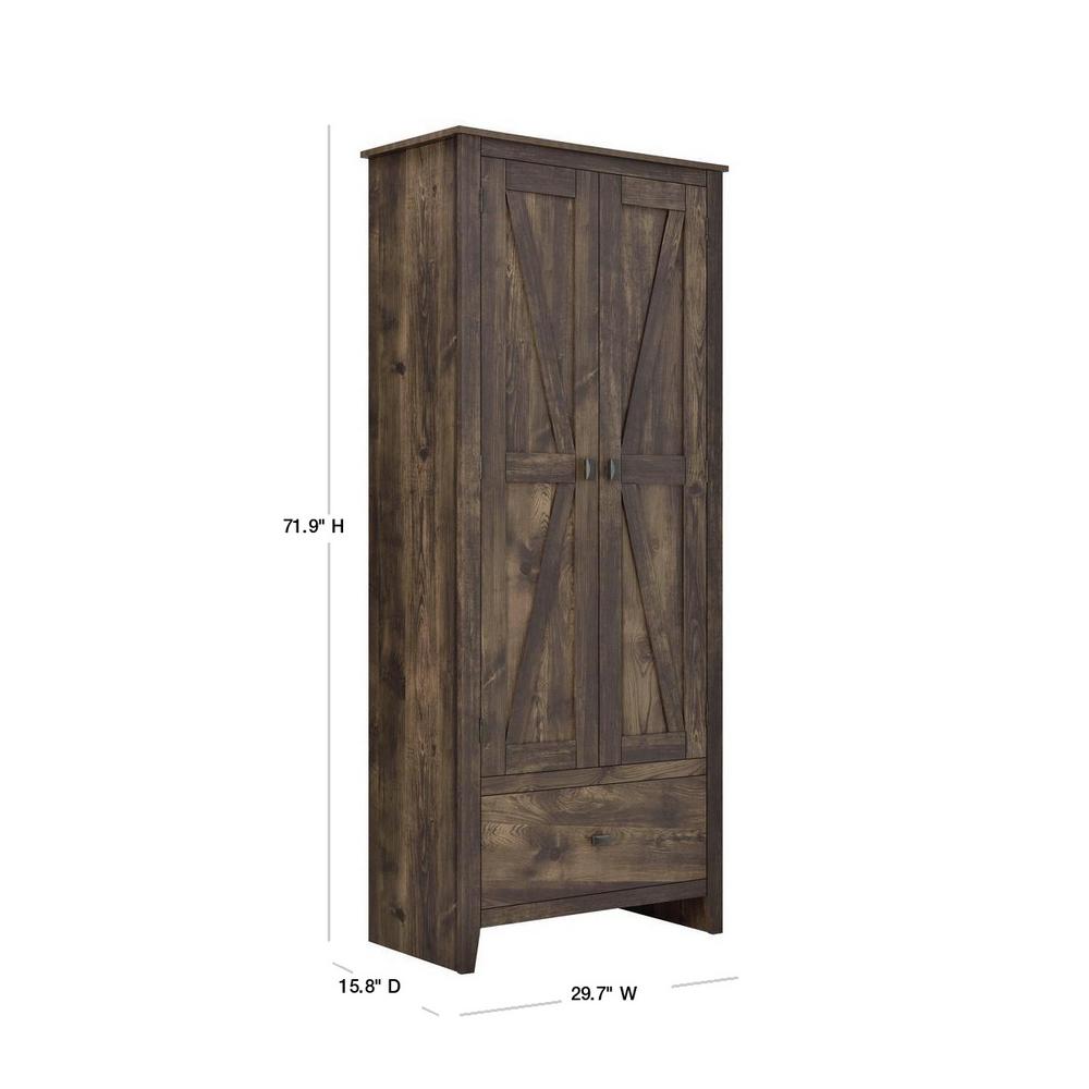 Systembuild Brownwood 30 In W Storage Cabinet Rustic Hd17448 The Home Depot Systembuild Brownwood 30 In W Storage, Rustic Storage Cabinets