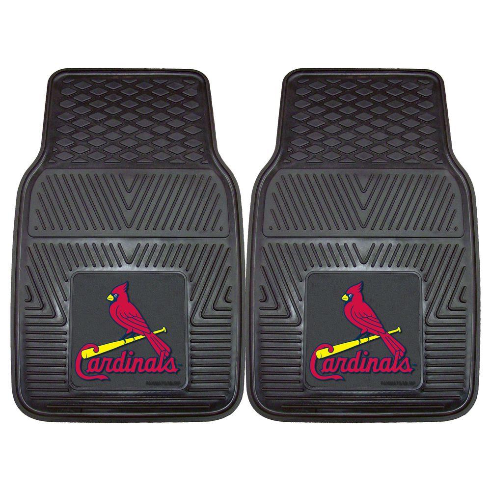 MLB Fan Mats 2pc Vinyl Car Mat Set - St. Louis Cardinals