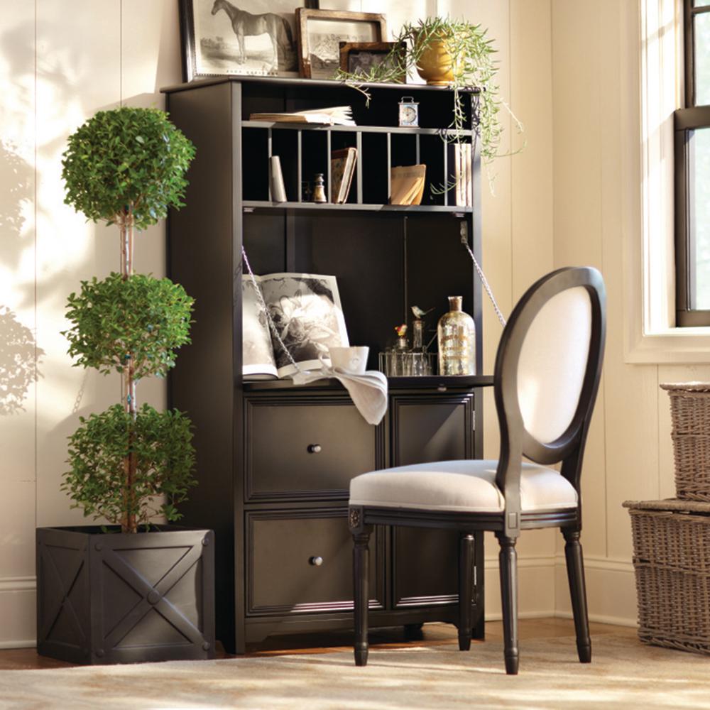 Home Decorators Collection Oxford Black Secretary Desk 5020700210