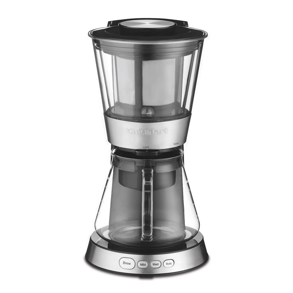 Oxo Good Grips 4 Cup Gray Cold Brew Drip Coffee Maker With Filter 1272880 The Home Depot