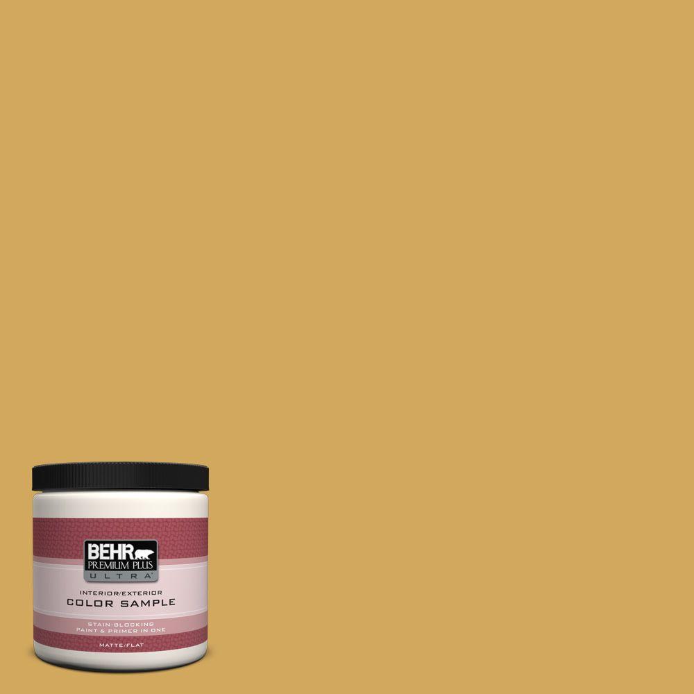 BEHR Premium Plus Ultra 8 oz. 350D5 French Pale Gold Interior