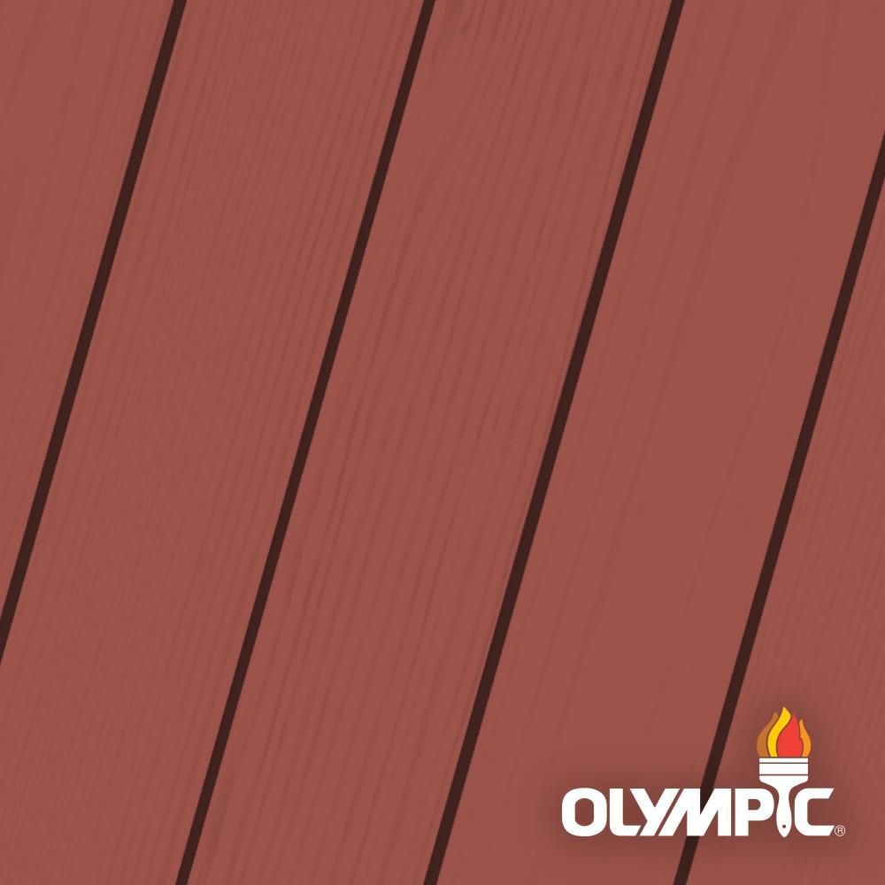 Maximum 1-qt. Navajo Red Solid Color Exterior Stain and Sealant in One Low VOC