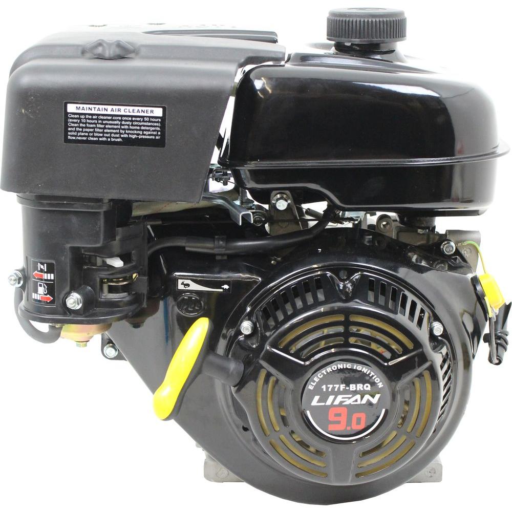 LIFAN 1 in. 9 HP 270cc OHV Recoil Start 2:1 Clutch Gear Reduction ...