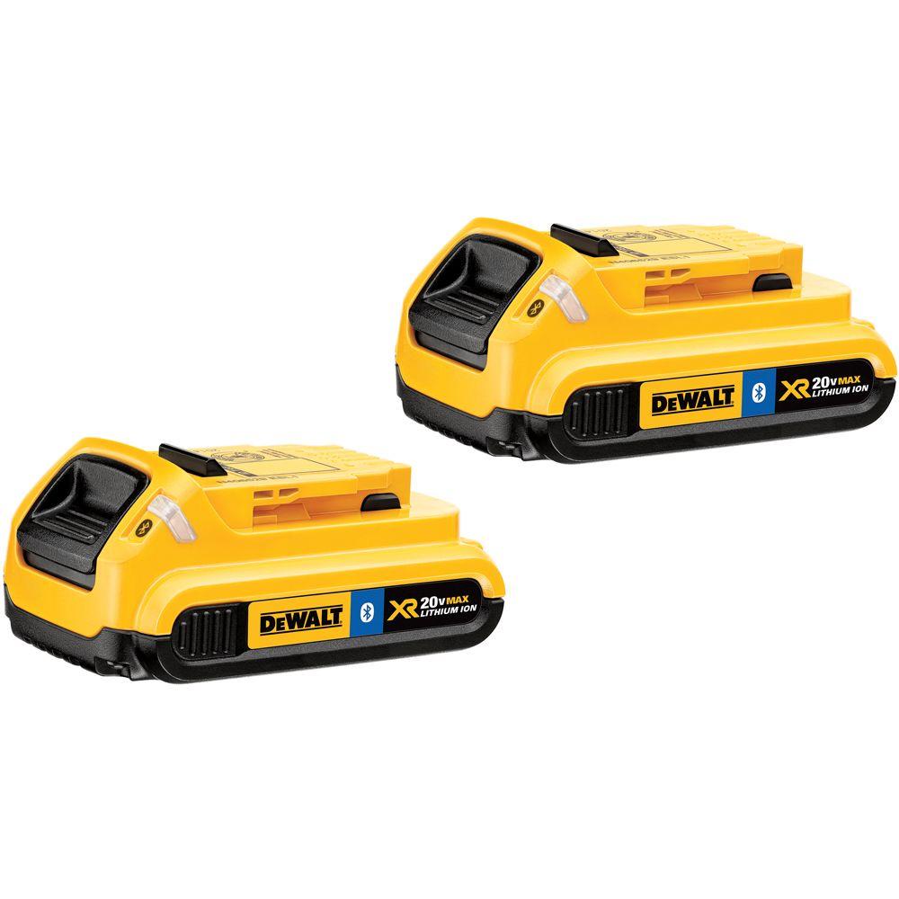 UPC 885911355933 product image for DEWALT 20-Volt MAX Compact Lithium-Ion 2.0Ah Battery Pack with Bluetooth Connect | upcitemdb.com