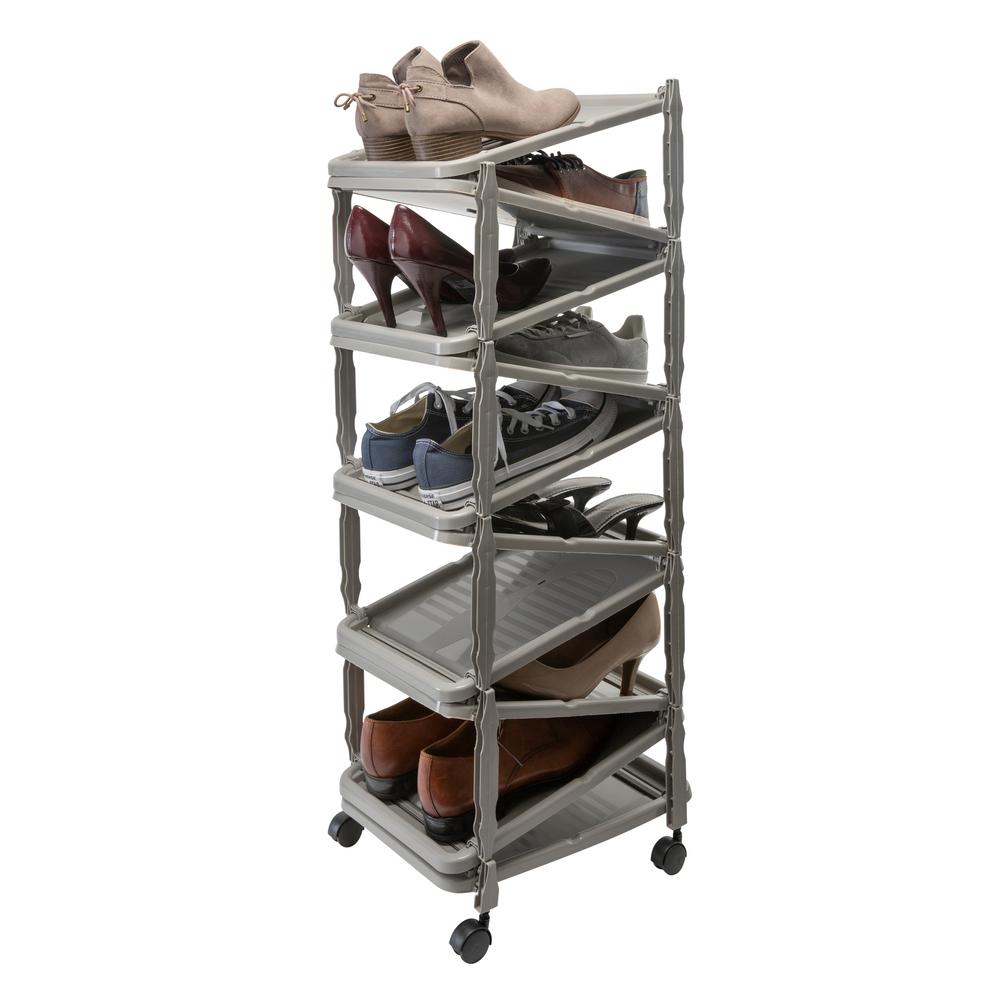 vertical shoe shelf