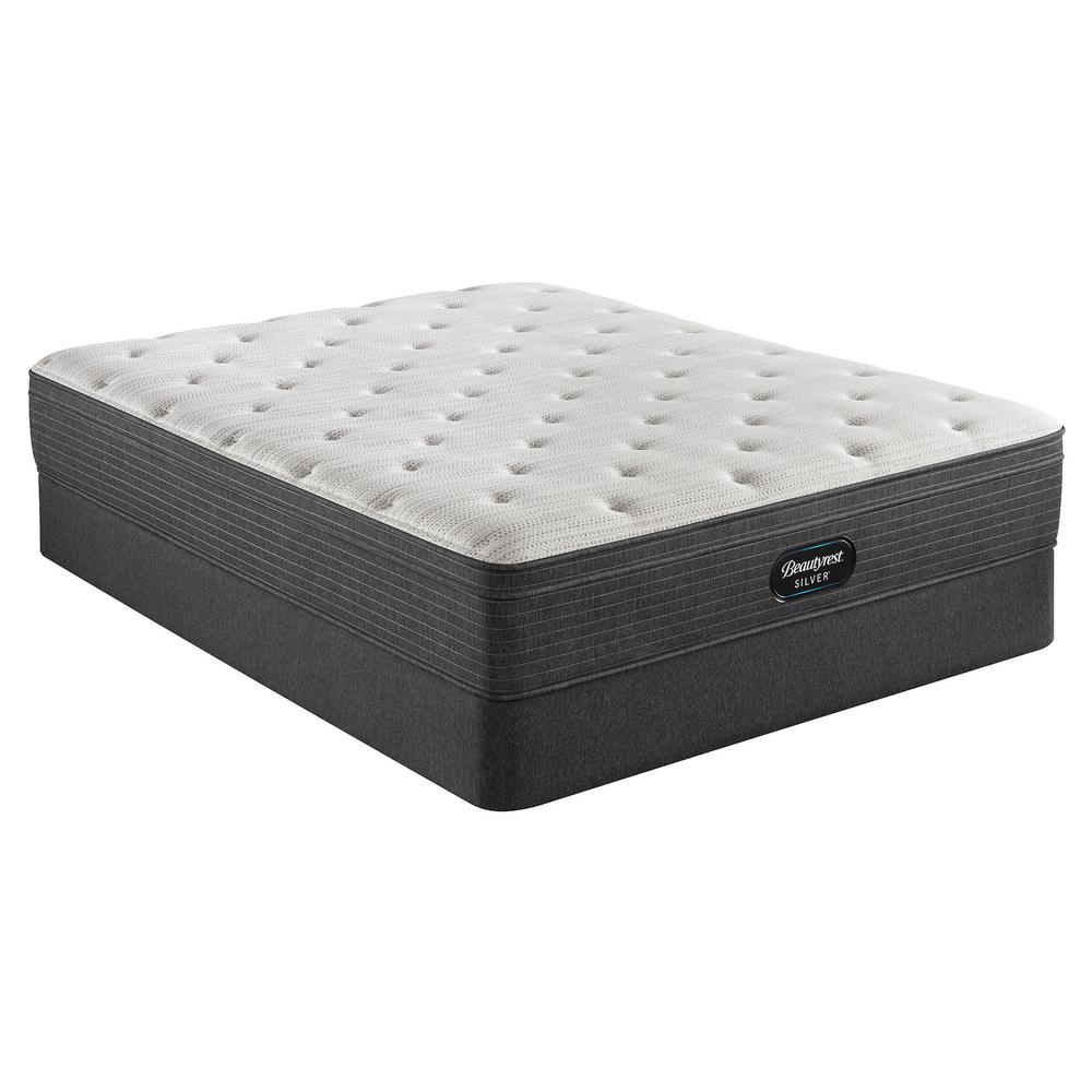 Beautyrest Silver BRS900 Queen Plush Euro Top Mattress with 9 in. Box