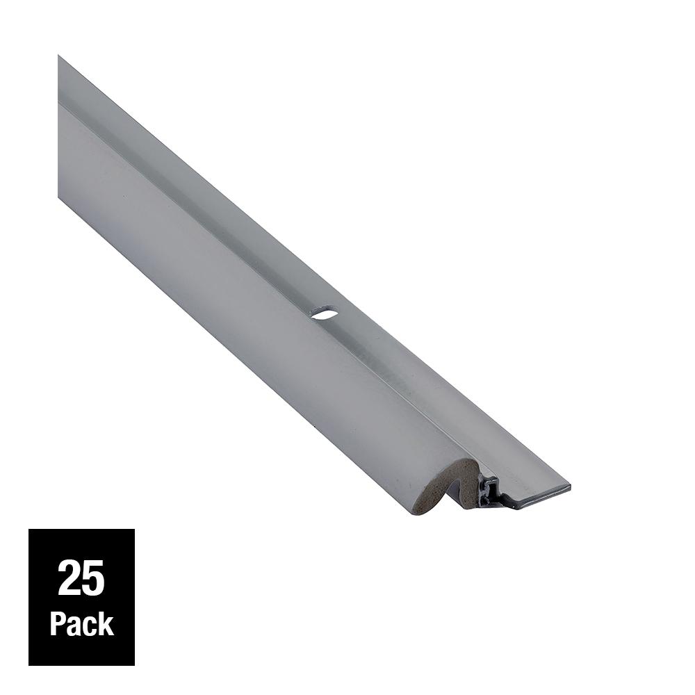 Simply Conserve KC600 1-5/8 in. x 84 in. Gray Premium Foam and Aluminum Door Weatherstrip Set