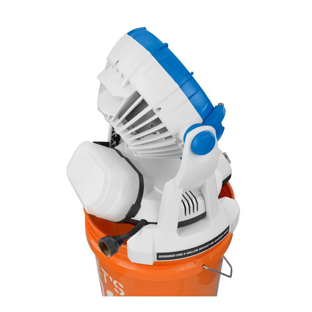 Misting Bucket Top Fan Two Speed 18 Volt Portable Cordless Cool Mist Arctic Cove 33287168651 eBay