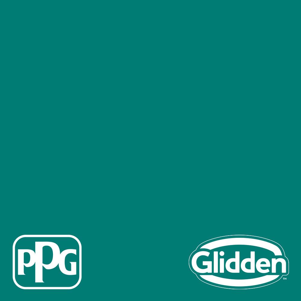 Glidden Premium 1 Gal Ppg1231 7 Romantic Isle Satin Exterior Latex 1 Gal Ppg1231 7 Romantic Isle Satin Exterior Latex Paint