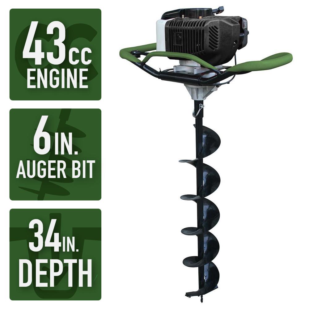 Sportsman Earth Series 43cc 6 inch Gas Powered Auger by Sportsman