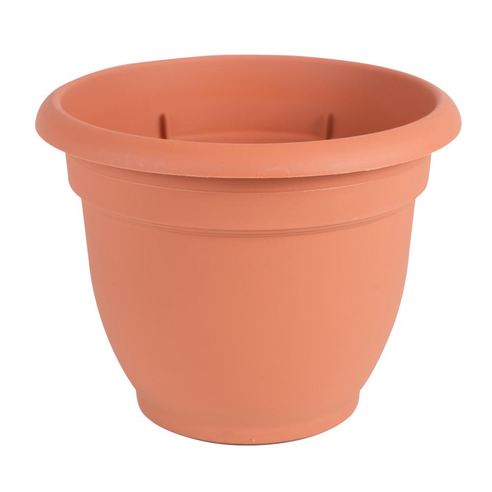 Algreen Athena 24.5 in. x 15 in. Terra Cotta SelfWatering Plastic